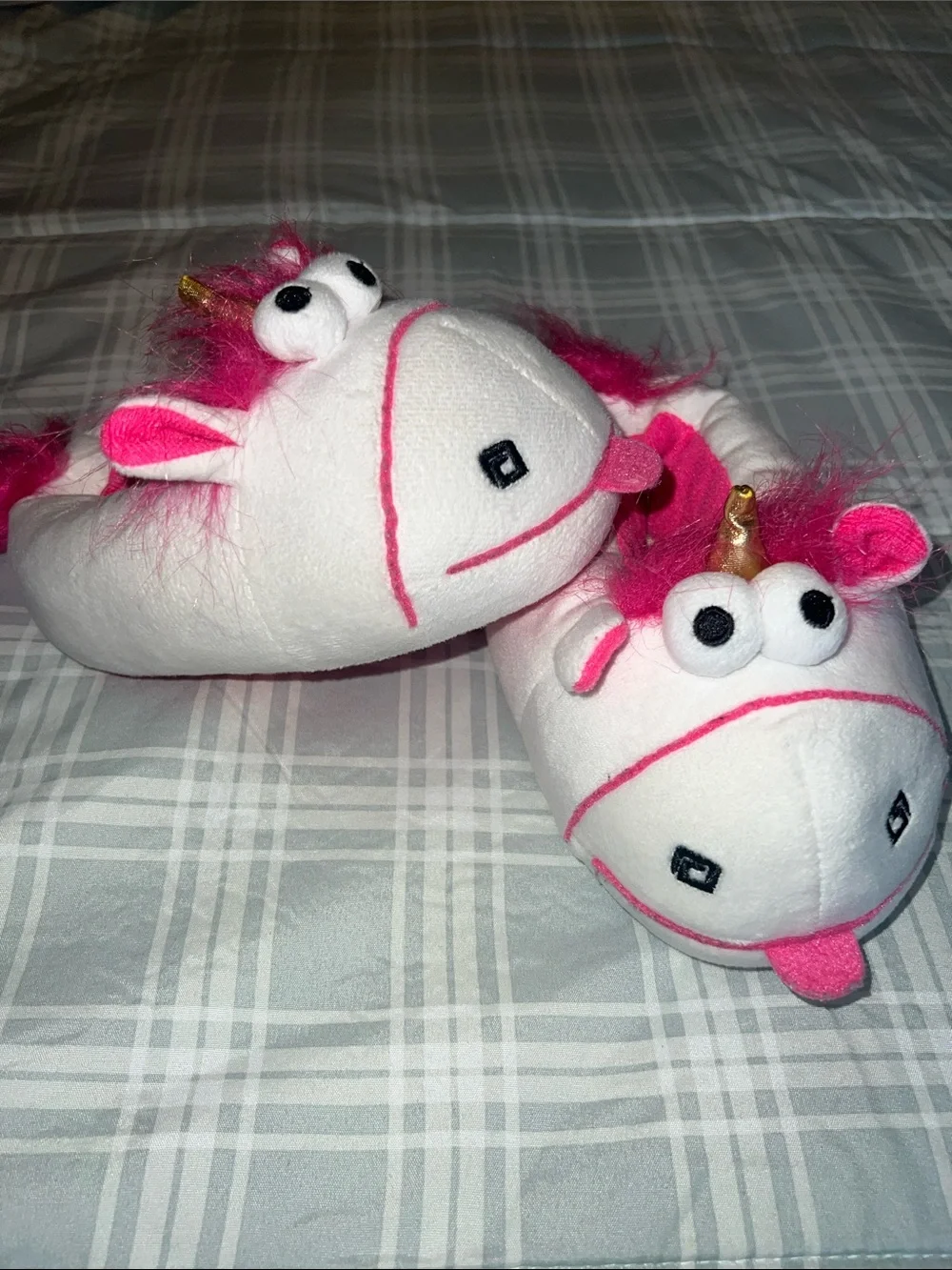 N/A unicorn slippers